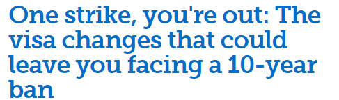 澳洲签证最严处罚规定出炉,材料作假十年禁止申请签证 澳洲签证最严处罚规定出炉,材料作假十年禁止申请签证