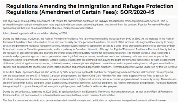 加拿大移民申请费4月30日起上涨,最高涨幅达50% 加拿大移民申请费4月30日起上涨,最高涨幅达50%