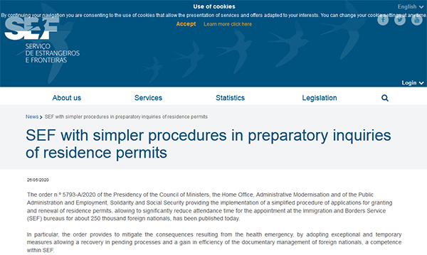 葡萄牙简化了居留许可的程序 葡萄牙简化了居留许可的程序